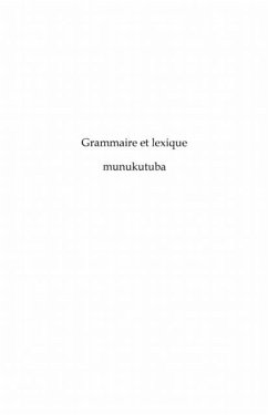 Grammaire et lexique munukutuba (eBook, PDF)