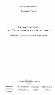 Cover Professionnels de l'intervention socio-e (eBook, PDF)