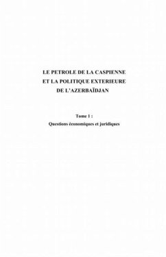 Petrole Caspienne politique exter... 1 (eBook, PDF)