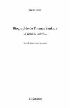 Biographie de Thomas Sankara N.E. (eBook, PDF)