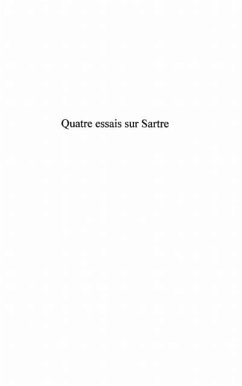Quatre essais sur sartre (eBook, PDF)