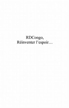 Cover Rdcongo, reinventer l'espoir... (eBook, PDF)
