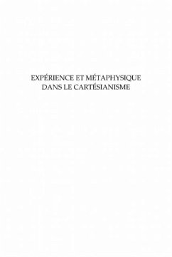 Experience et metaphysique dans le carte (eBook, PDF)