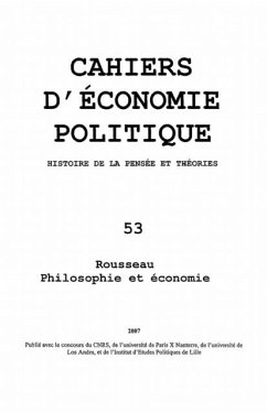 Cover Rousseau : Philosophie et economie (eBook, PDF)