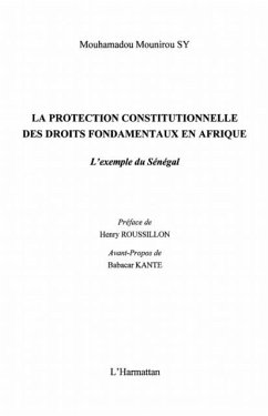 Protection constitutionnelle des droits fondamentaux en afr (eBook, PDF) - Sy Mouhamadou Mounirou