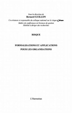 Risque formalisation et applications pou (eBook, PDF)