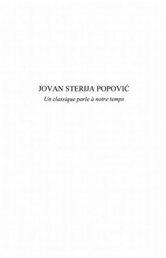 Cover Jovan Sterija Popovic-classique parle (eBook, PDF)