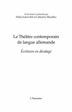 Le theAtre contemporain de langue allemande - ecritures en d (eBook, PDF)
