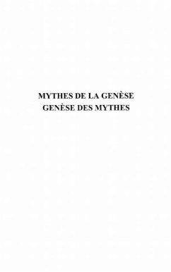 Mythes de la genese genese desmythes (eBook, PDF)