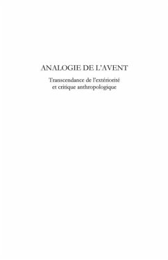 Analogie de l'avent - transcendance de l'exteriorite et crit (eBook, PDF) - Marc Amblard