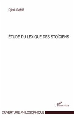 Cover Etude du lexique des stoiciens (eBook, PDF)