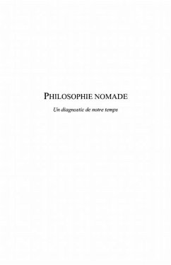 Philosophie nomade - un diagnostic de notre temps (eBook, PDF)