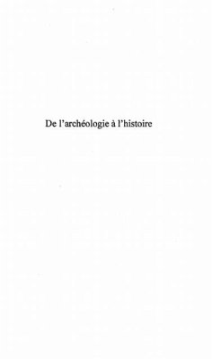 De l'archeologie a l'histoire (eBook, PDF) - James William