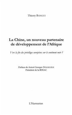 La chine, un nouveau partenaire de developpement de l'afriqu (eBook, PDF)
