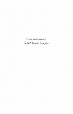 Droit institutionnel de la Polynesie francaise (eBook, PDF)