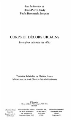 Cover Corps et decors urbains (eBook, PDF)
