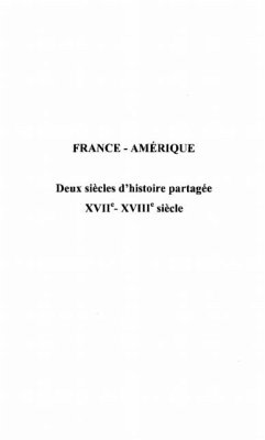 Cover France-amerique: deux siecles d'histoire partagee (eBook, PDF)