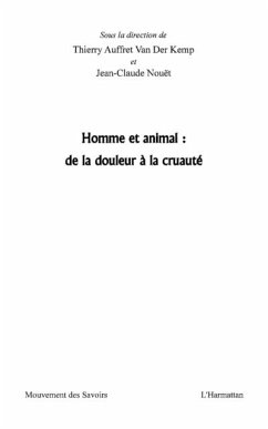 Cover Homme et animal: de douleur ala cruaute (eBook, PDF)