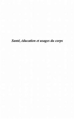 Cover Sante, education et usages du corps chez l'enfant (eBook, PDF)