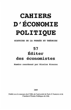 Cover Editer des economistes (eBook, PDF)