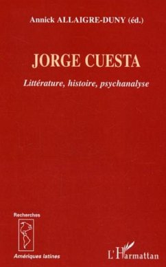 Cover Jorge cuesta litterature histoire psycha (eBook, PDF)