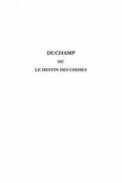 Cover Duchamp ou le destin des choses (eBook, PDF)