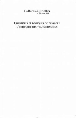 FrontiEres et logiques de passage - l'ordinaire des transgre (eBook, PDF)