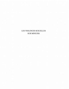 Cover Violences sexuelles sur mineurs les (eBook, PDF)