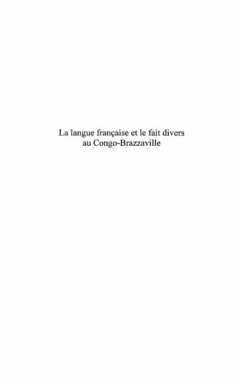 Langue francaise fait divers Congo-Braz. (eBook, PDF)