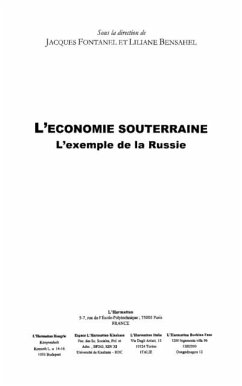 economie souterraine l'exemplede la rus (eBook, PDF)