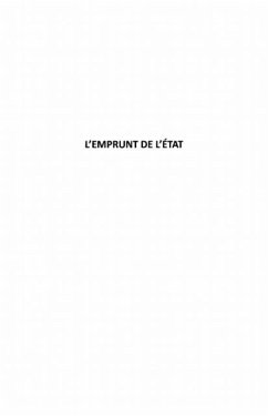 Cover L'EMPRUNT DE L'ETAT (eBook, PDF)