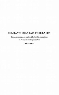 Militants de la paix et de laSDN (eBook, PDF)