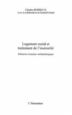Logement social et traitement de l'insecurite (eBook, PDF)