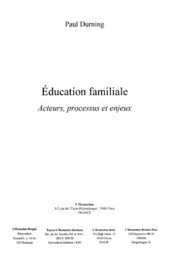 Cover Education familiale (eBook, PDF)