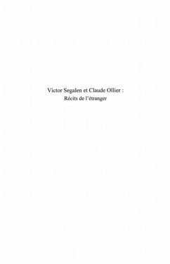 Cover Victor Segalen et Claude Ollier-Recits (eBook, PDF)