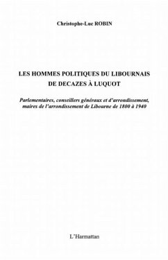 Hommes politiques du libournais de decaz (eBook, PDF)
