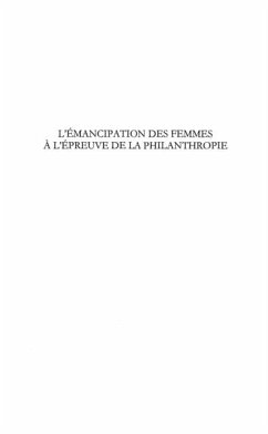 Cover L'emancipation des femmes A l'epreuve de la philanthropie (eBook, PDF)
