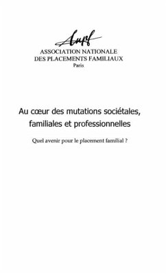 Au coeur des mutations societales famili (eBook, PDF)