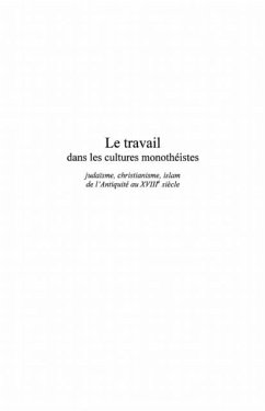 Cover Travail dans les cultures monotheistes l (eBook, PDF)