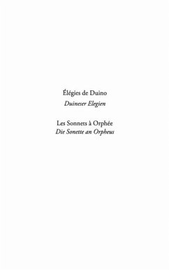 Elegies de duino (duineser elegien) - les sonnets a orphee ( (eBook, PDF) - Maria Rilke Rainer