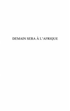 Cover Demain sera a l'Afrique (eBook, PDF)