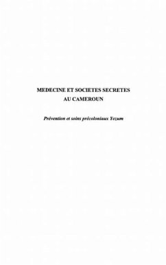 Cover Medecine et societes secretes au cameroun (eBook, PDF)