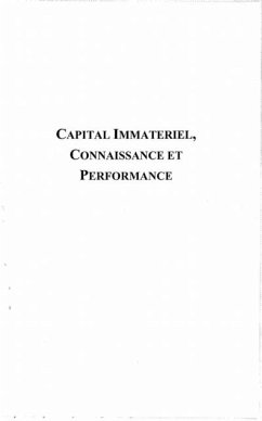 Capital immateriel: connaissance et perf (eBook, PDF)