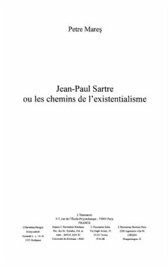 Jean-paul sartre ou les chemins de l'exi (eBook, PDF)
