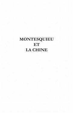 Cover Montesquieu et la Chine (eBook, PDF)