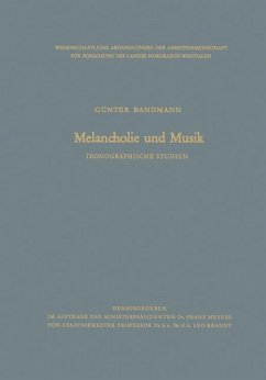 Melancholie und Musik - Bandmann, Günter