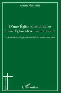 Cover D'une eglise missionnaire A une eglise africaine nationale - (eBook, PDF)