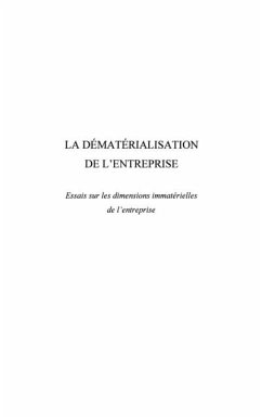 La dematerialisation de l'entreprise - essai sur les dimensi (eBook, PDF) - Jean Regazzi
