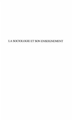 Cover Sociologie et son enseignementla (eBook, PDF)