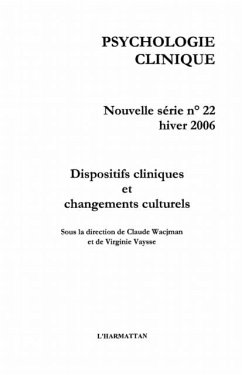 Dispositif cliniques et changements cult (eBook, PDF)